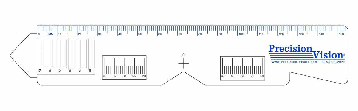 pupillary distance ruler printable