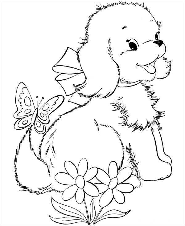 puppy coloring pages free printable puppy coloring pages free printable