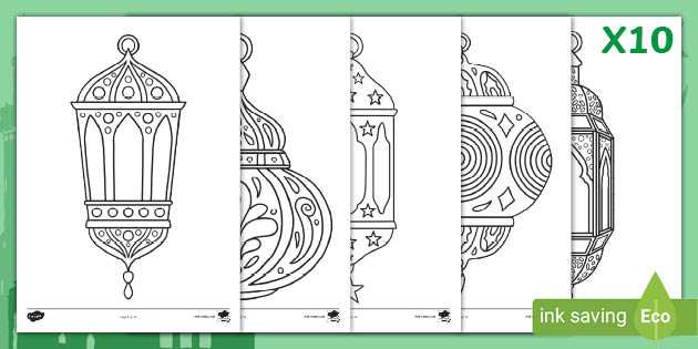 ramadan lantern printables ramadan lantern printables