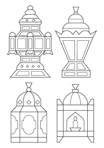 ramadan lantern printables ramadan lantern printables