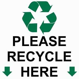 recycle signs printable