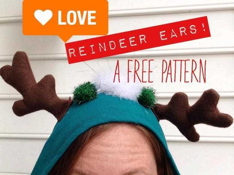 reindeer antlers printable