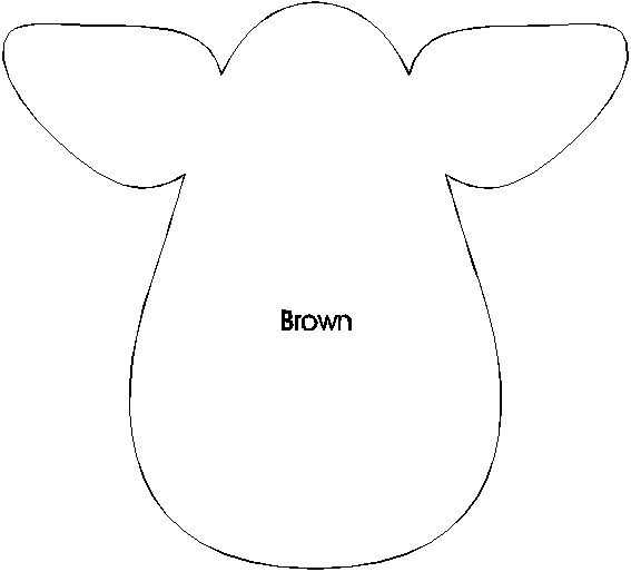 reindeer face template printable reindeer face template printable