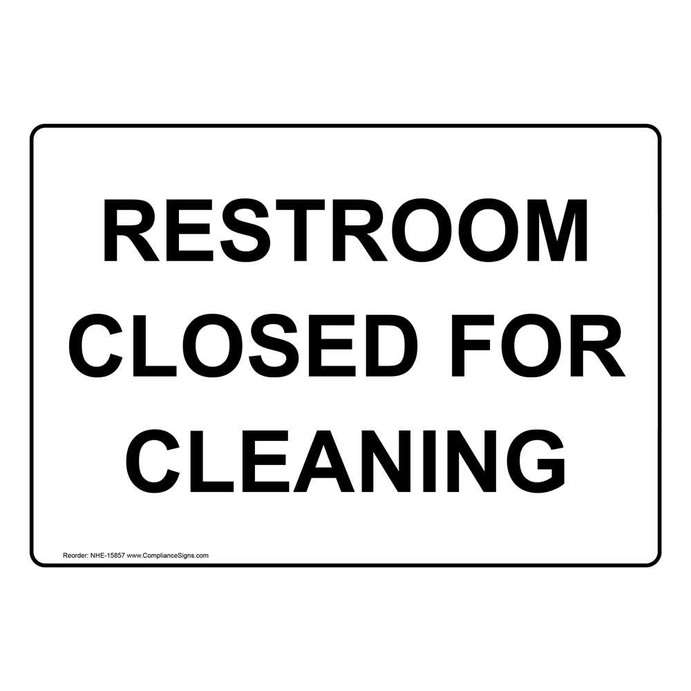 restroom out of order sign printable free