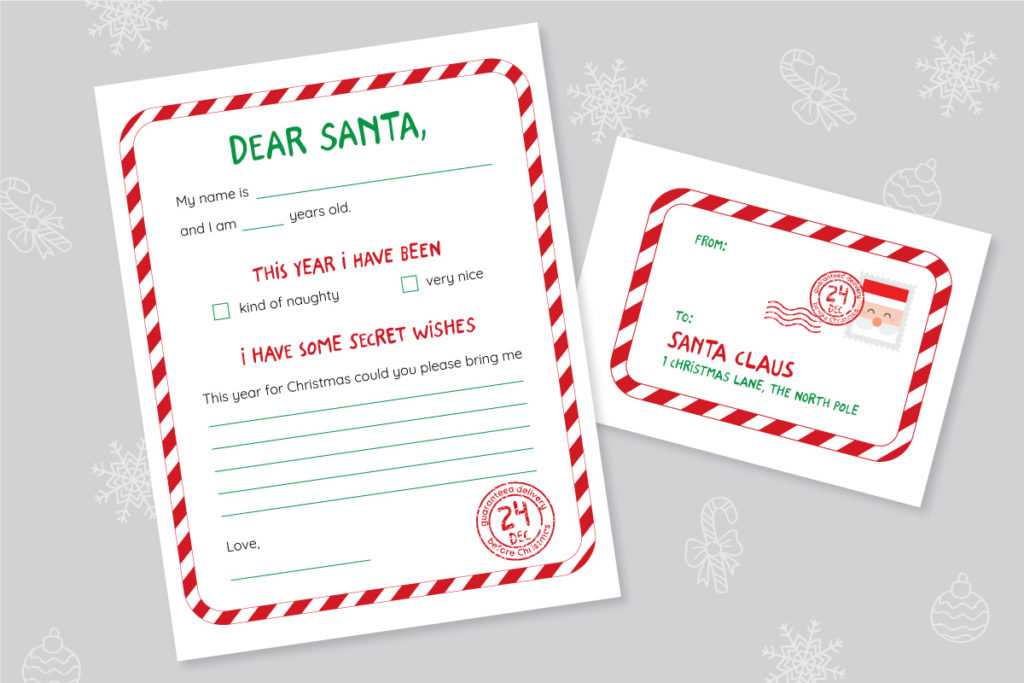 santa envelope printable santa envelope printable