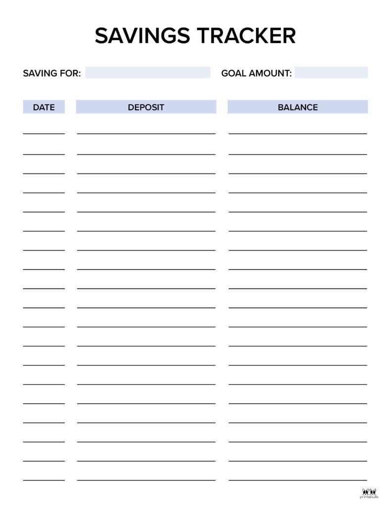 savings chart printable savings chart printable