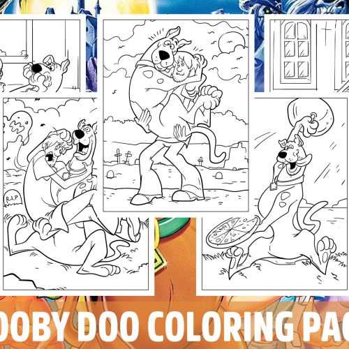 scooby doo coloring pages printable free