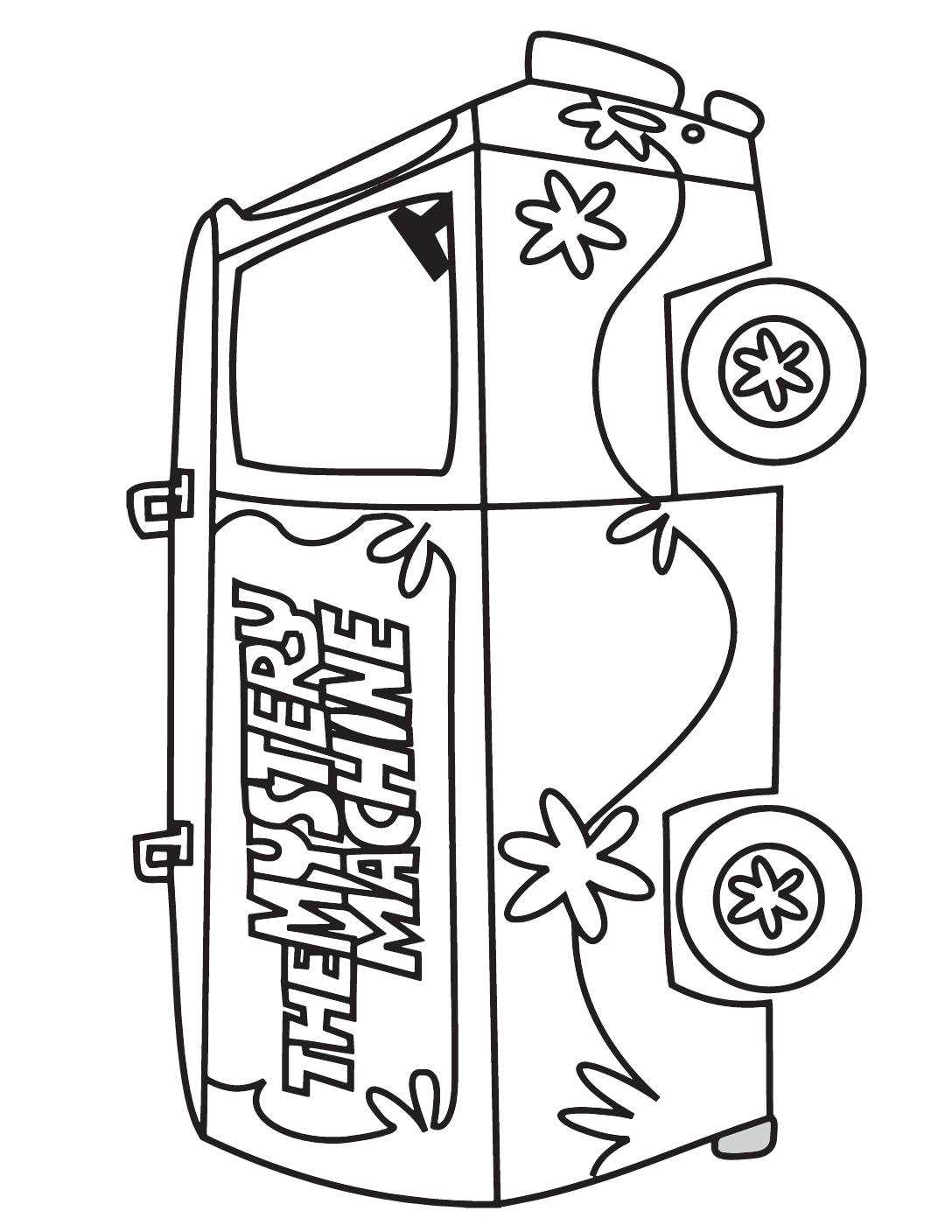 scooby doo coloring pages printable free