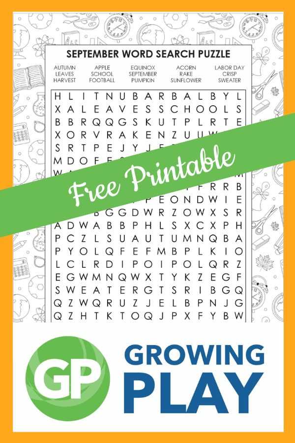 september word search printable september word search printable