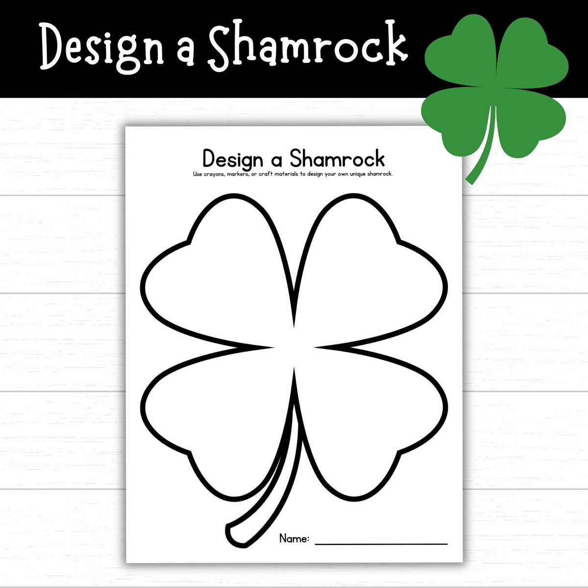 shamrock pattern printable shamrock pattern printable