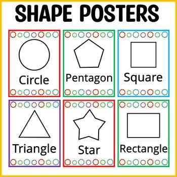 shapes poster printable