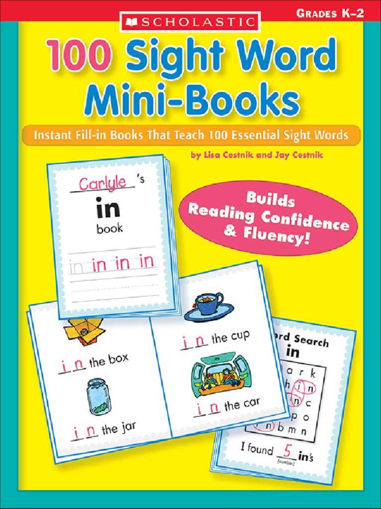 sight word book printable sight word book printable