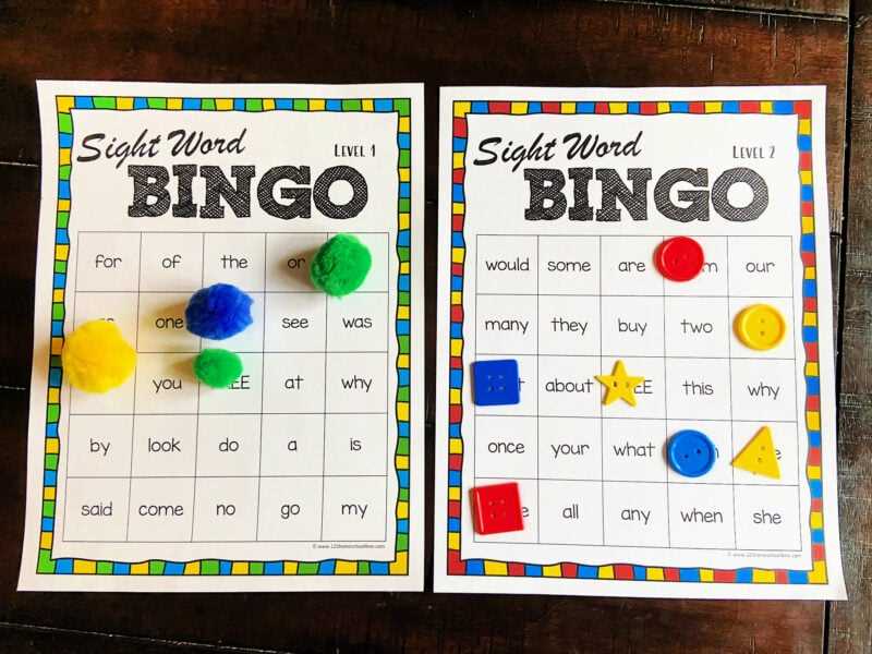 sight word printable