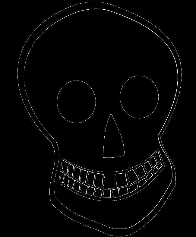 skeleton face printable skeleton face printable