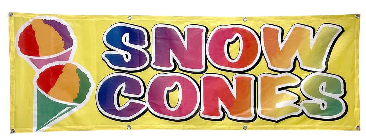 snow cone sign printable snow cone sign printable