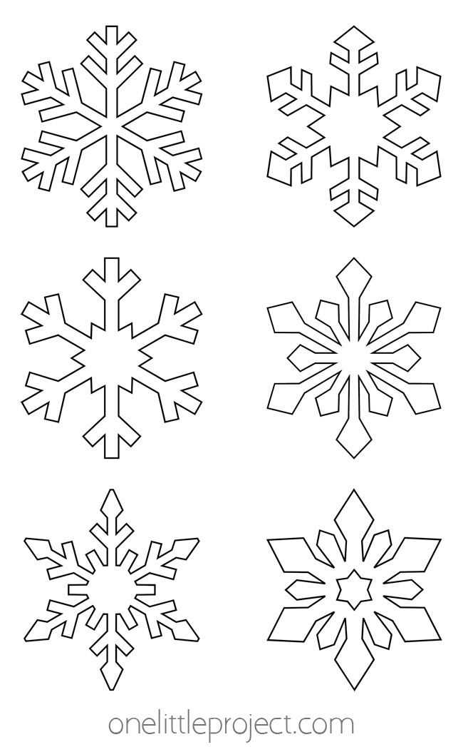 snowflake outline printable snowflake outline printable