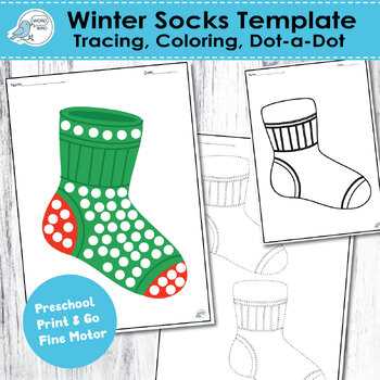 socks printable template socks printable template