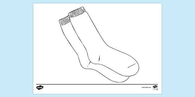 socks printable template socks printable template