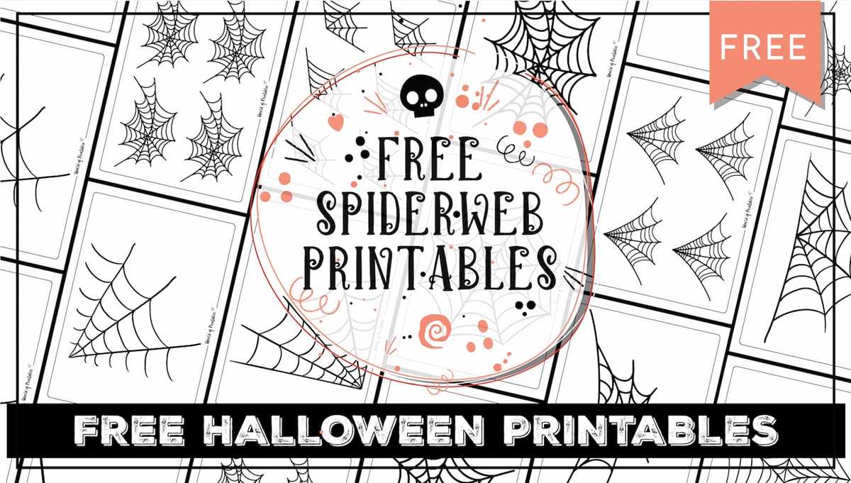 spider printables free spider printables free