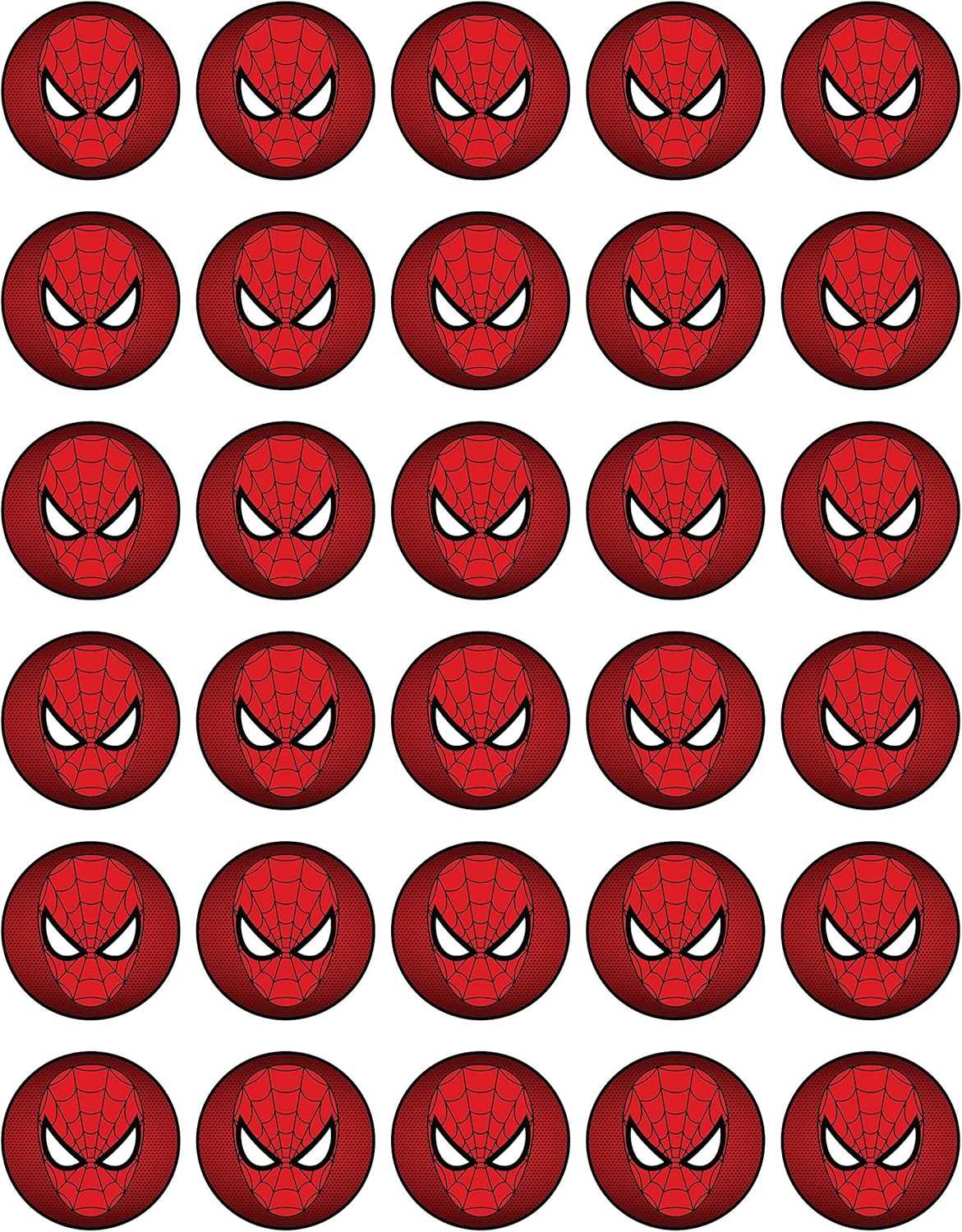 spiderman face printable