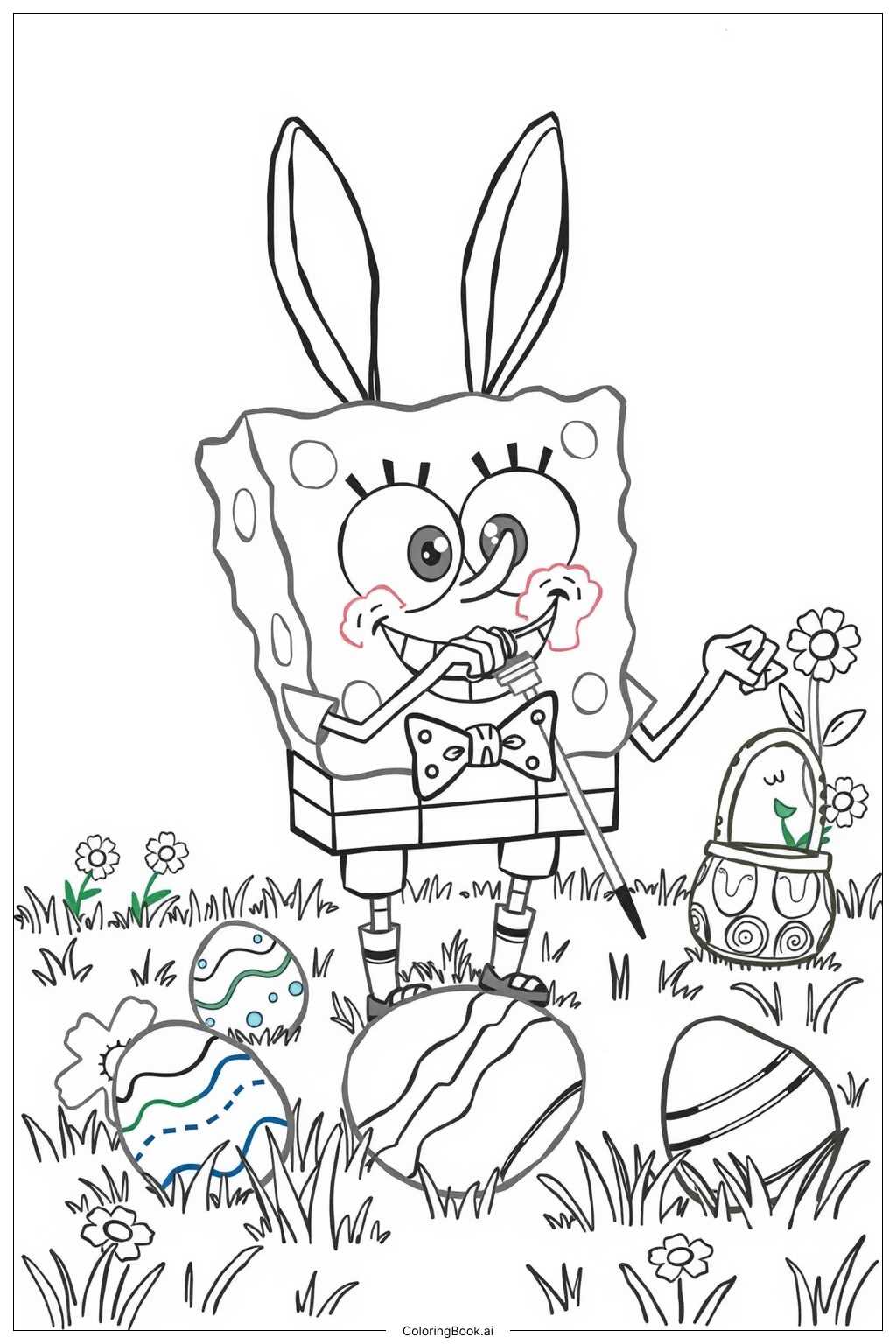 spongebob coloring pages printable