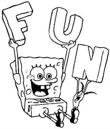 spongebob squarepants printable coloring pages spongebob squarepants printable coloring pages