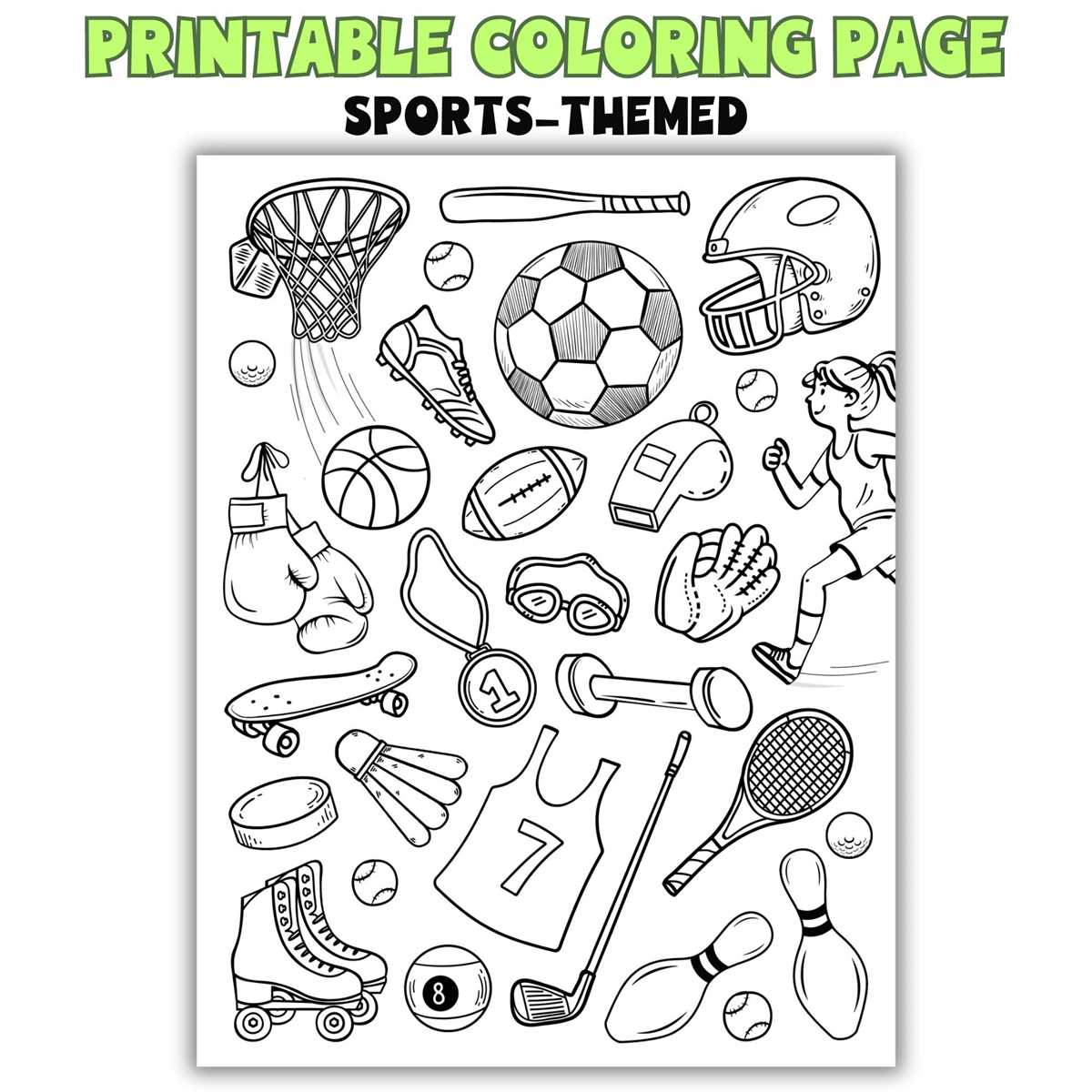 sport coloring pages printable sport coloring pages printable
