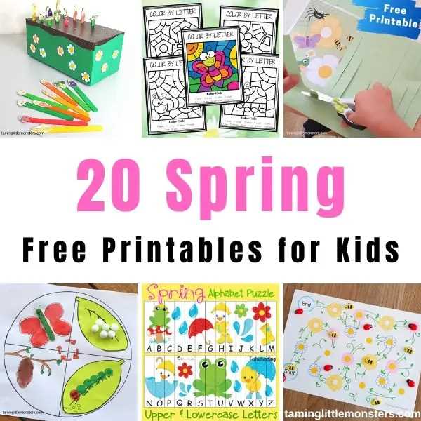 spring printables preschool spring printables preschool