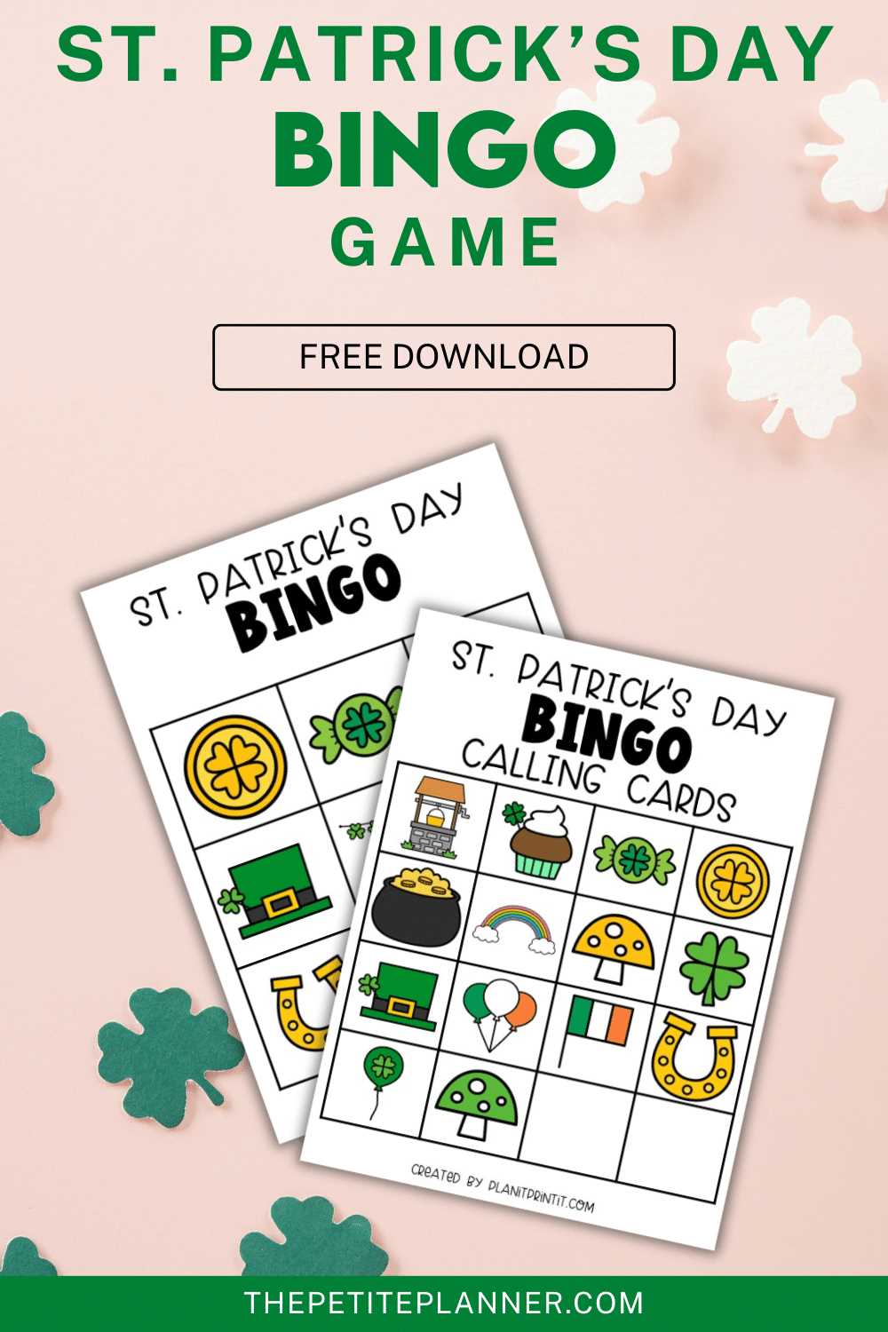 st patricks day bingo free printable st patricks day bingo free printable