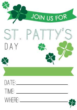 st patricks day cards printable
