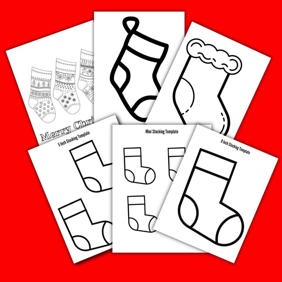stocking printable pattern stocking printable pattern