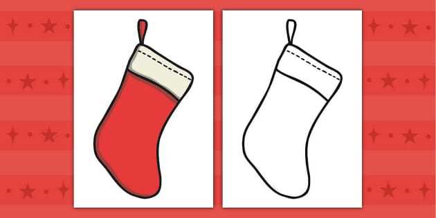 stocking template printable stocking template printable