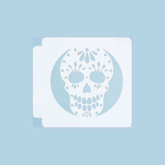 sugar skull stencil printable
