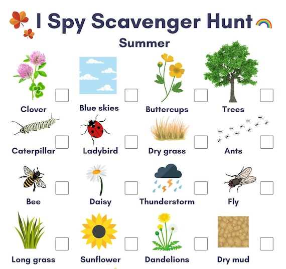 summer scavenger hunt printable summer scavenger hunt printable