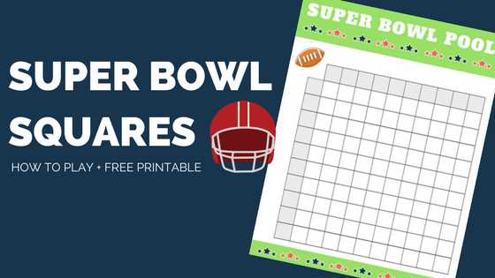 super bowl pool template printable