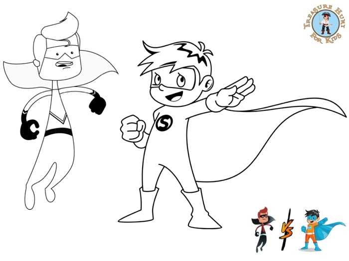 superhero coloring pages printable free