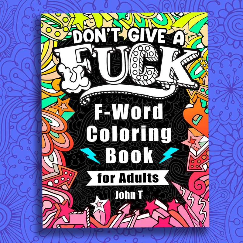 swear word coloring book printable pages