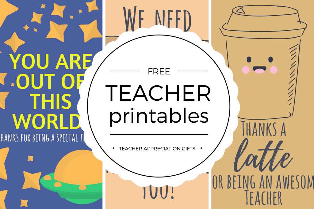 teacher appreciation printable free