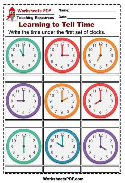 telling time worksheets printable telling time worksheets printable