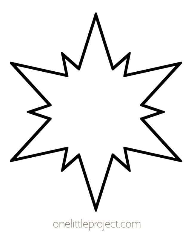template of a star printable template of a star printable