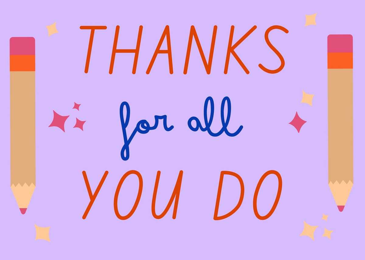 thank you printable cards for teachers