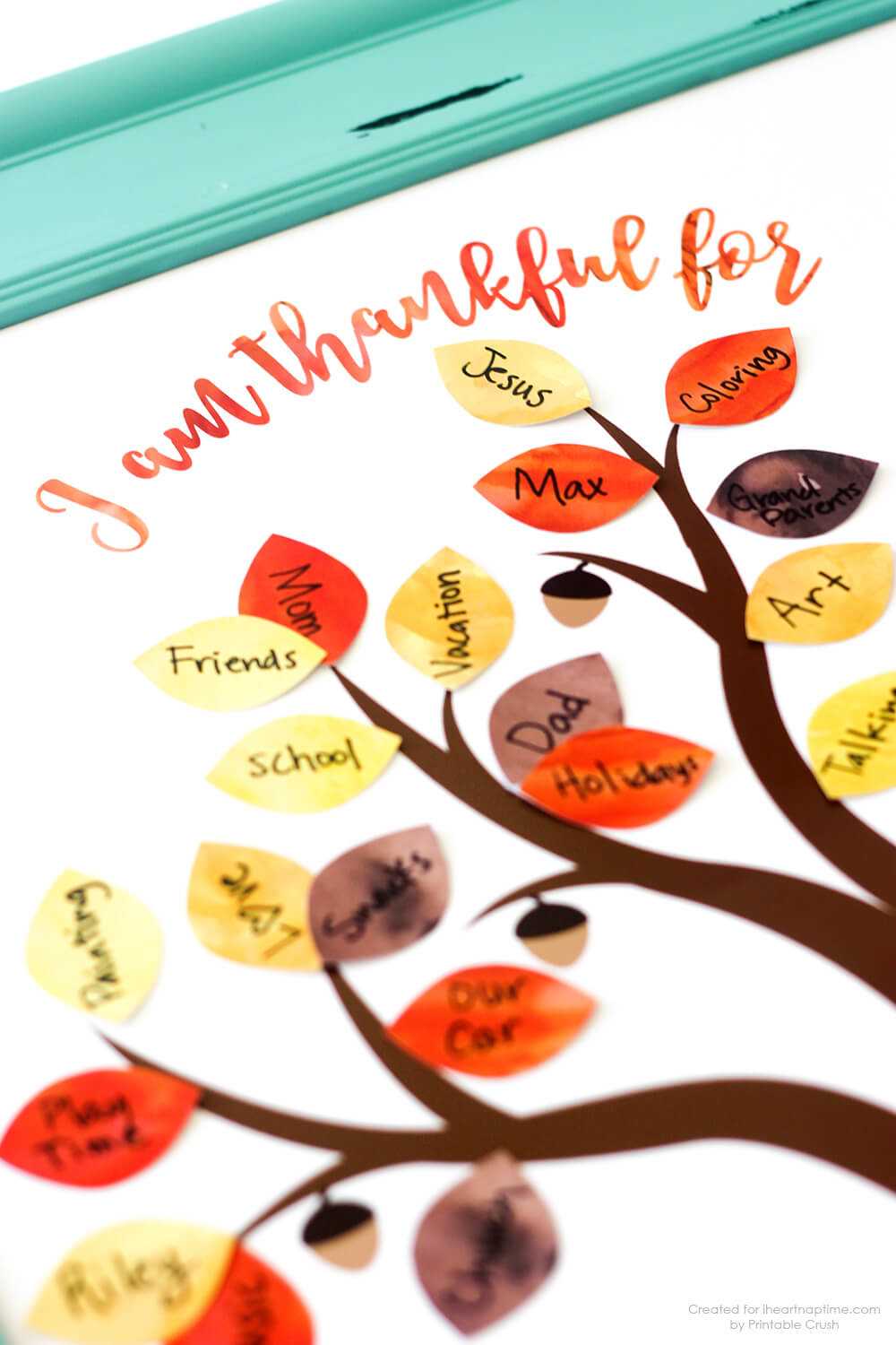 thankful tree leaves printable