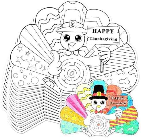 thanksgiving placemats coloring printables