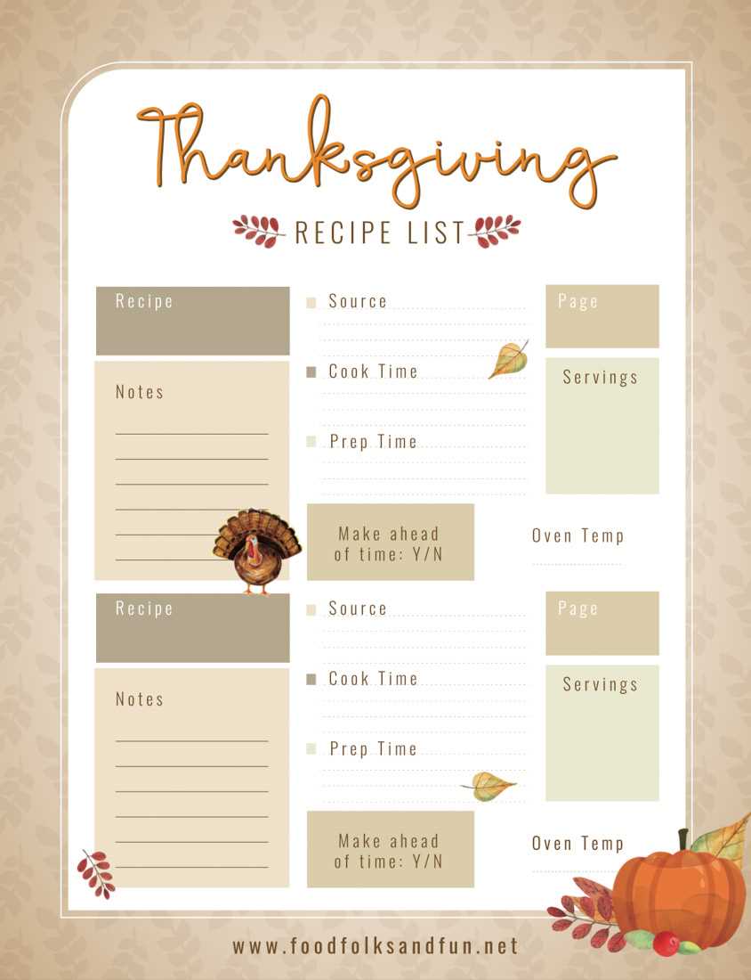 thanksgiving planner printable thanksgiving planner printable
