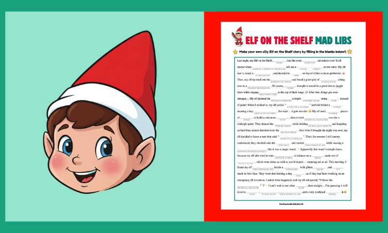the elf on the shelf printable story the elf on the shelf printable story