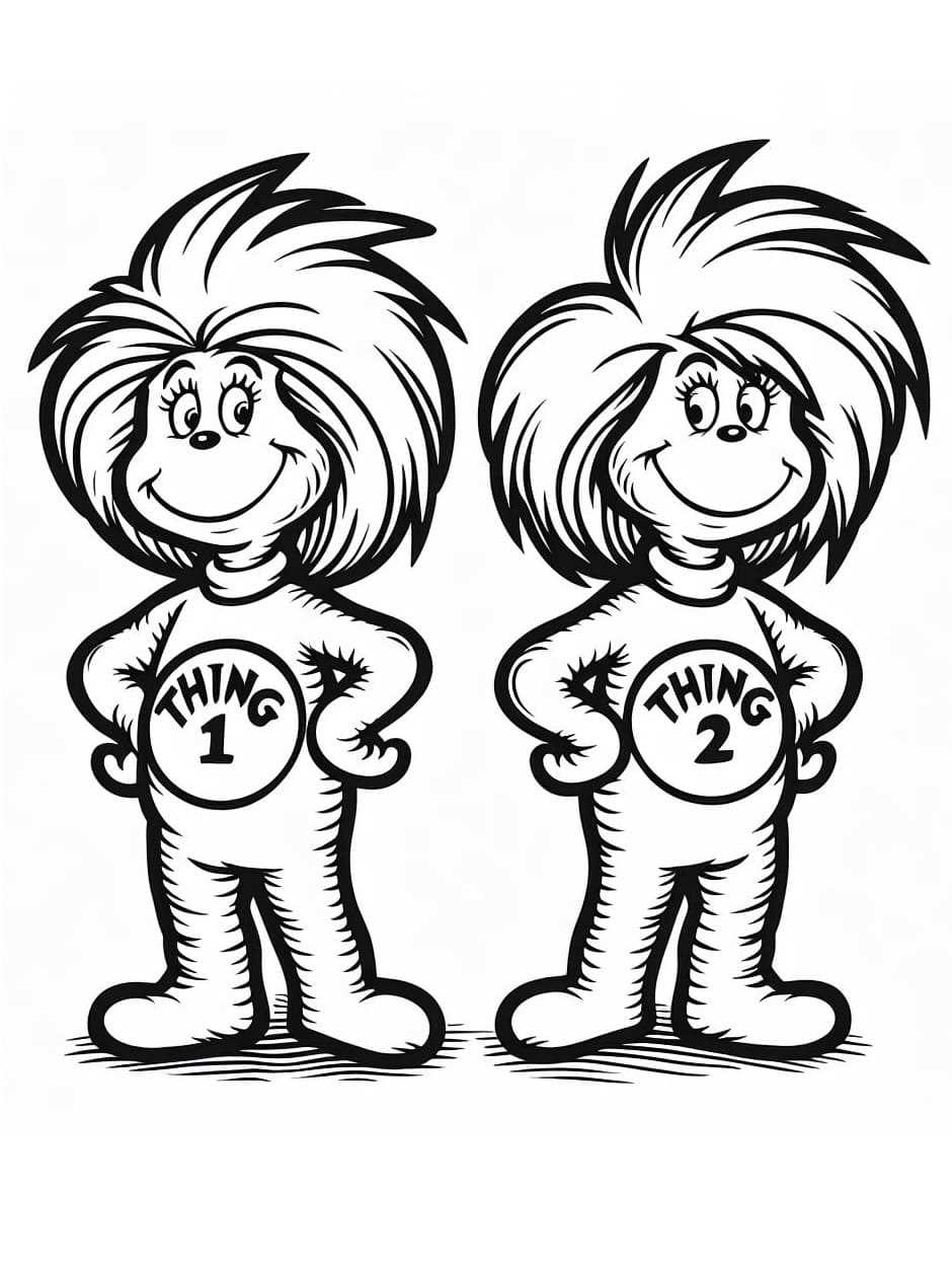 thing one and thing two printables thing one and thing two printables