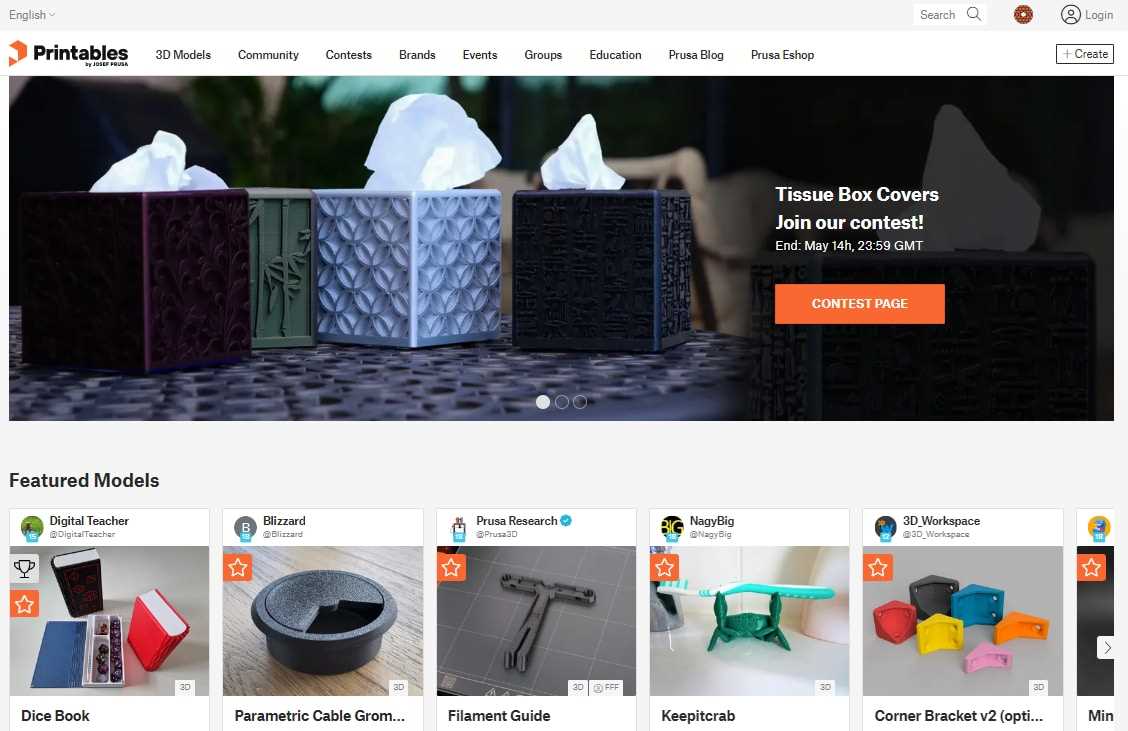 thingiverse vs printables