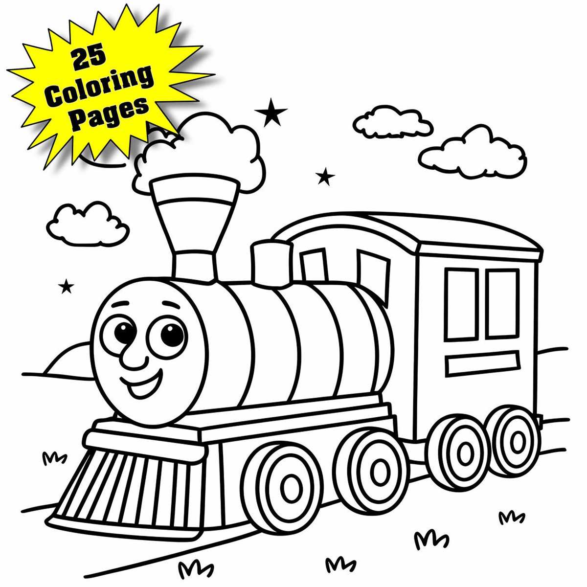 thomas the train printable coloring pages