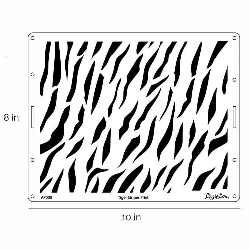 tiger stripe printable stencil