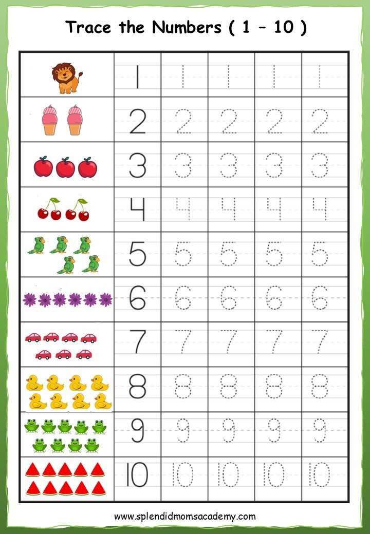 trace numbers 1 10 printable trace numbers 1 10 printable